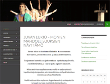 Tablet Screenshot of juvanlukio.fi